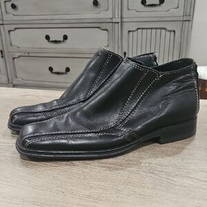 Aldo Black Leather Men's Ankle Boots size 41